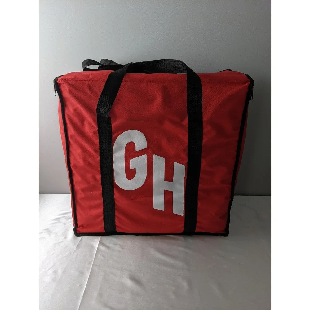 Grubhub Red Insulated Food Delivery Bag Bluemark GH-202010 Thermal Tote Large